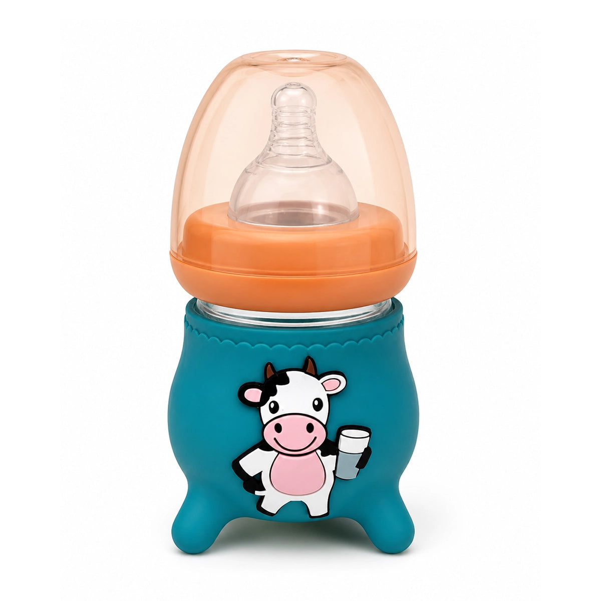 Baby Feeding Bottle Cow Design