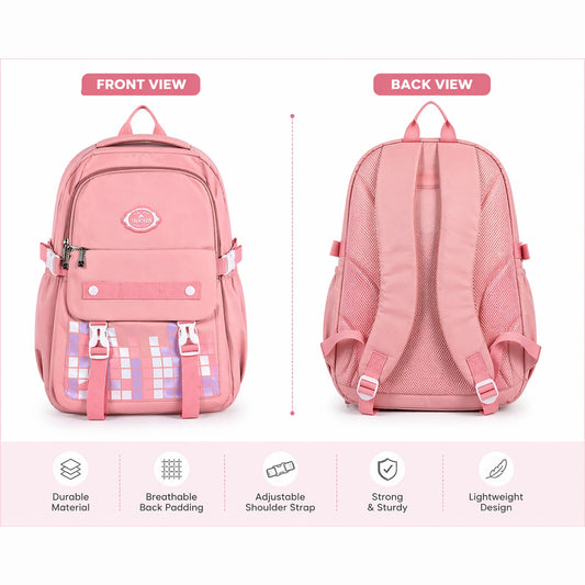 Tracker School Bag (Pink)