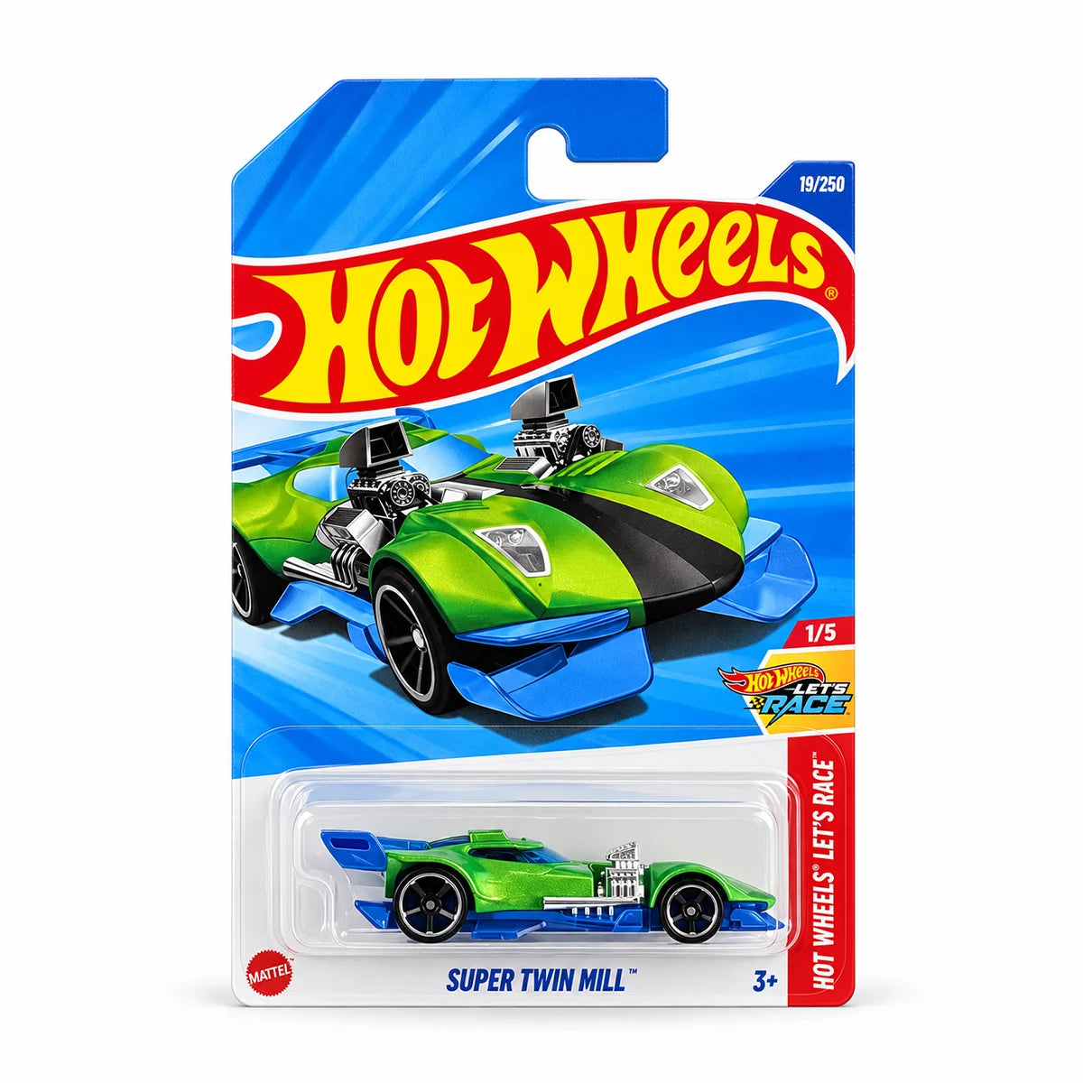 Hot Wheels - SUPER TWIN MILL (N2025)- 1:64 Diecast Car