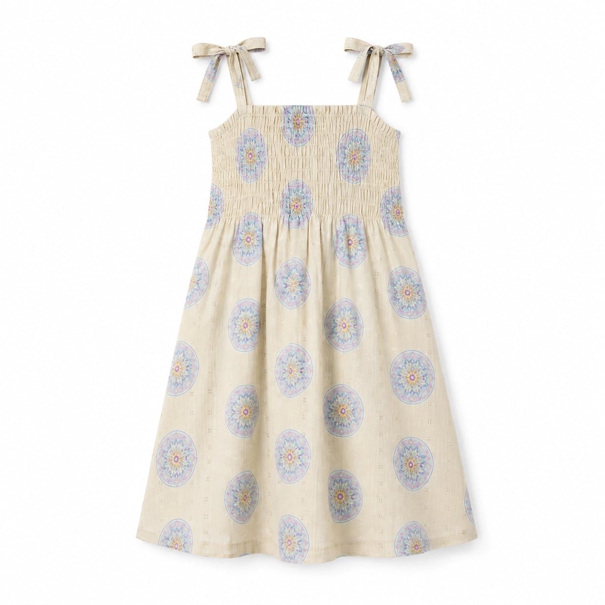 Bow Striped-(Frock)