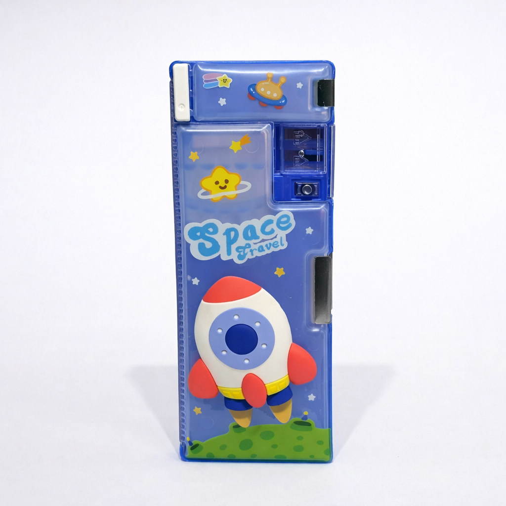 Space Travel Pencil Box-35301-D