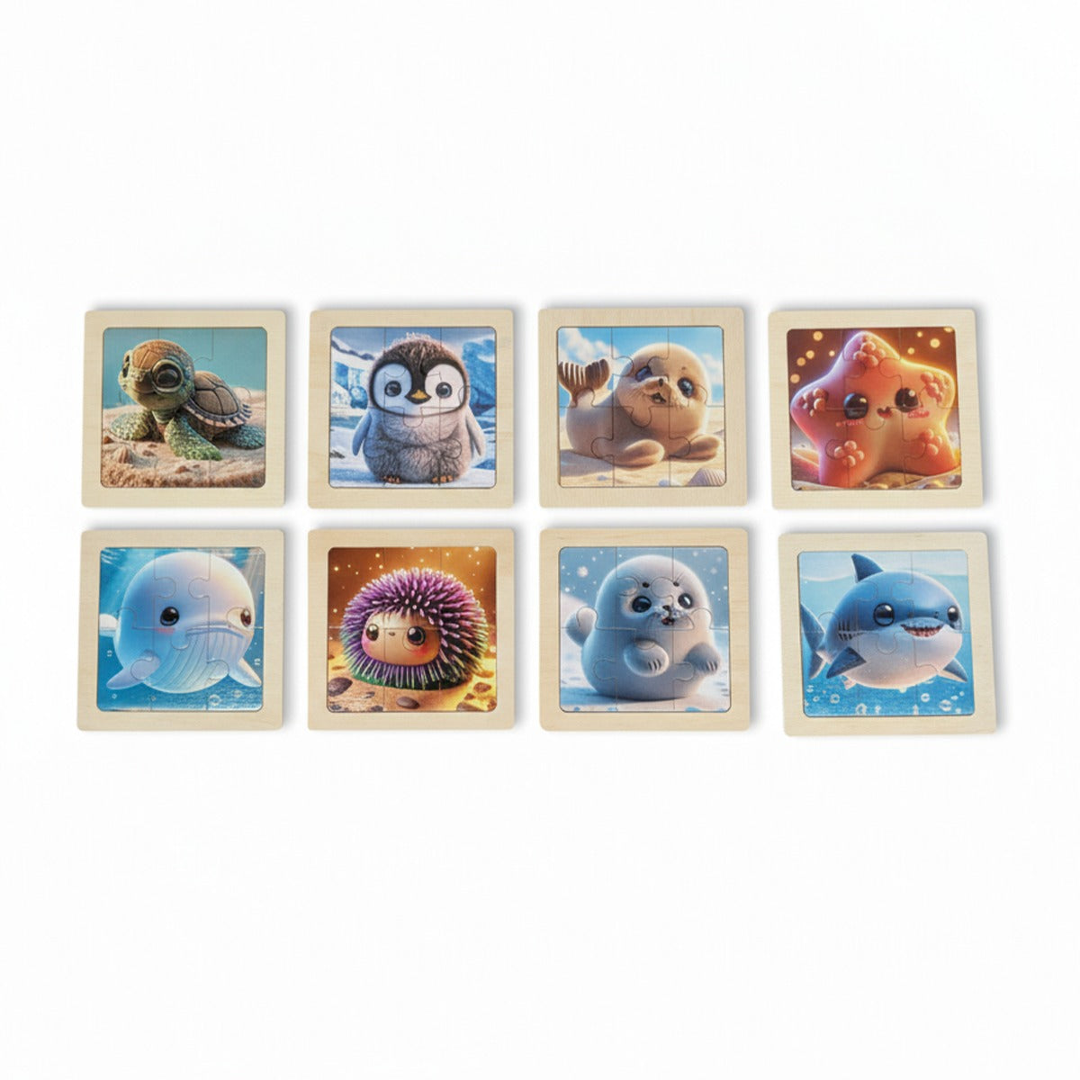 Infant Cognitive Puzzle 8pcs