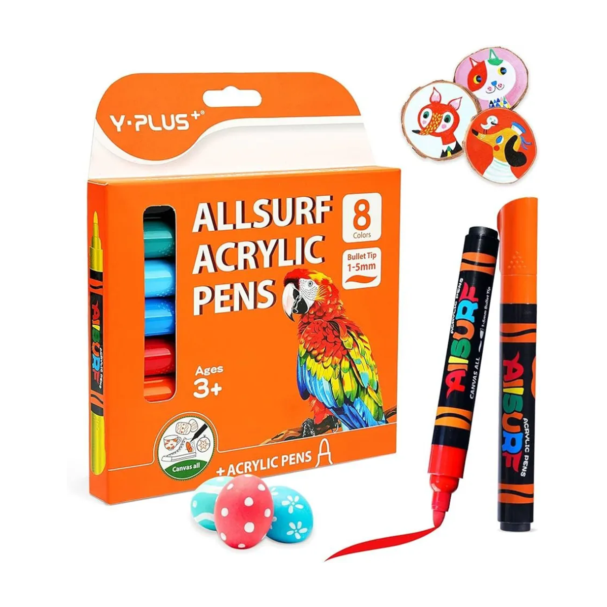 Allsurf Acrylic Pens 8 Colors AP240410