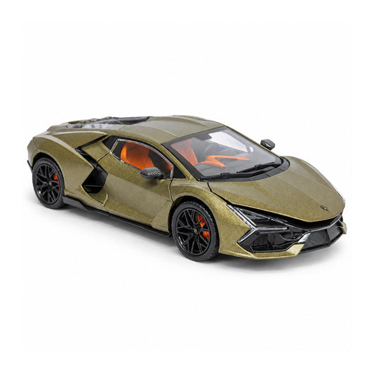 1:24 lambos Revuelto Supercar Alloy Model Car Toy Diecasts Casting Sound and Light Car Toys For Children Vehicle