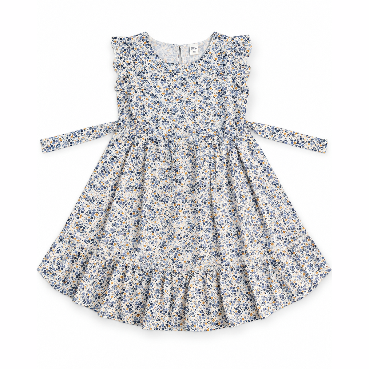 Floral Ruffle Girls Frock
