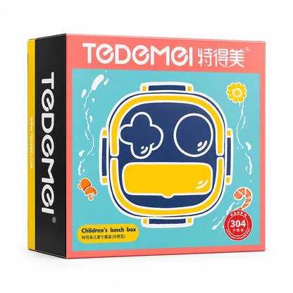 Tedemei Stainless Lunch Box-3 compartment Devine Box