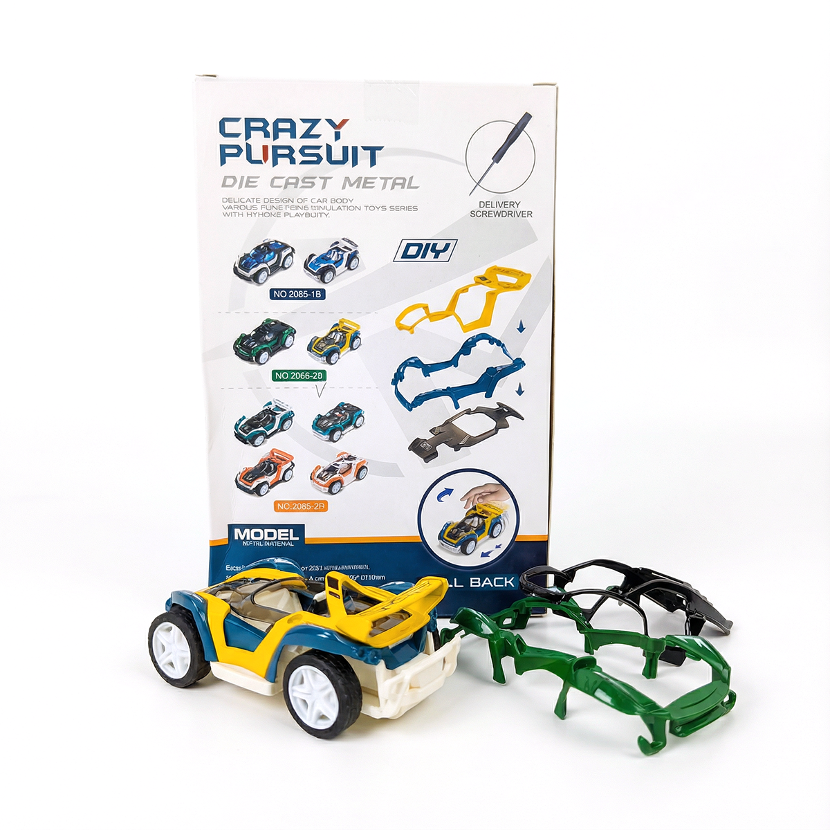 Crazy Pursuit Die Cast Metal