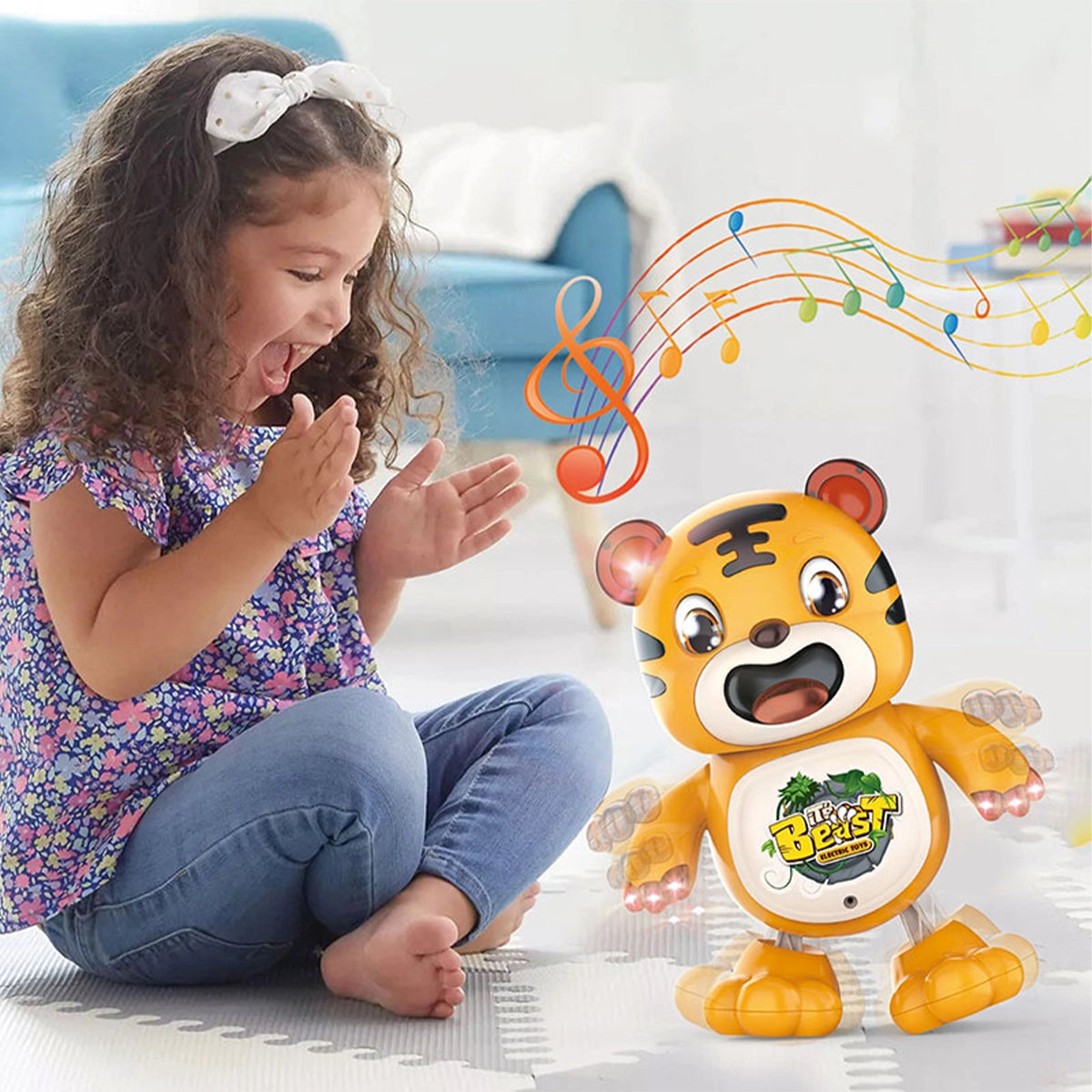 The Beast Electric Toy - Roaring Tiger with Music & Lights