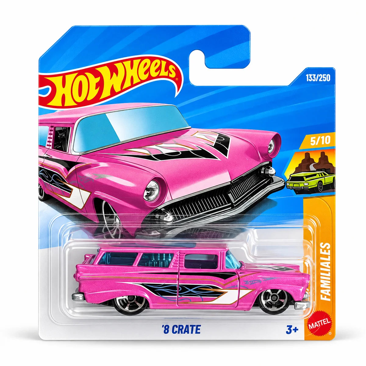 Hot Wheels 8 Crate [Pink] Wagons 1:64 Diecast Car