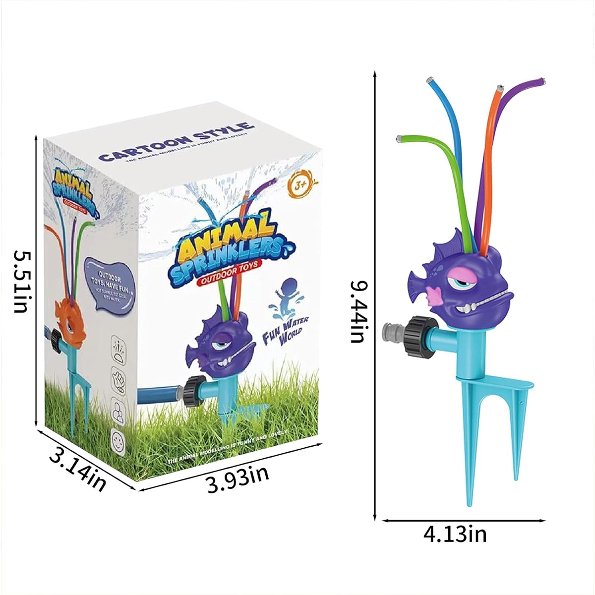 Animal sprinklers Outdoor toys