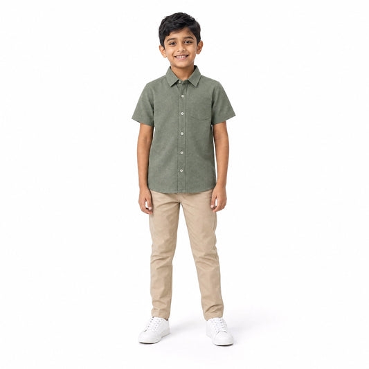Boys Short Sleeve Shirt