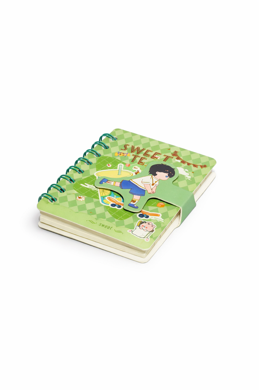 Spiral Button Diary-xq821100