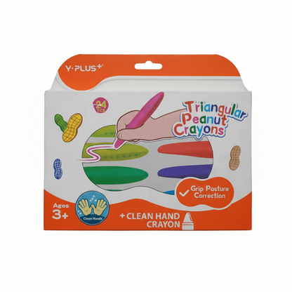 Triangular Peanut Crayons 24pcs CR220300