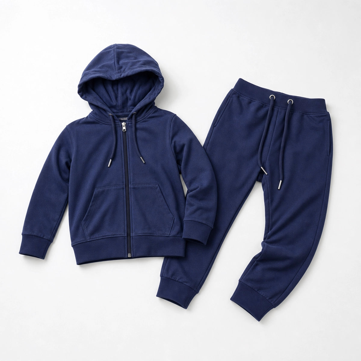 Hoodie And Sweatpants Set (Blue-4/5)
