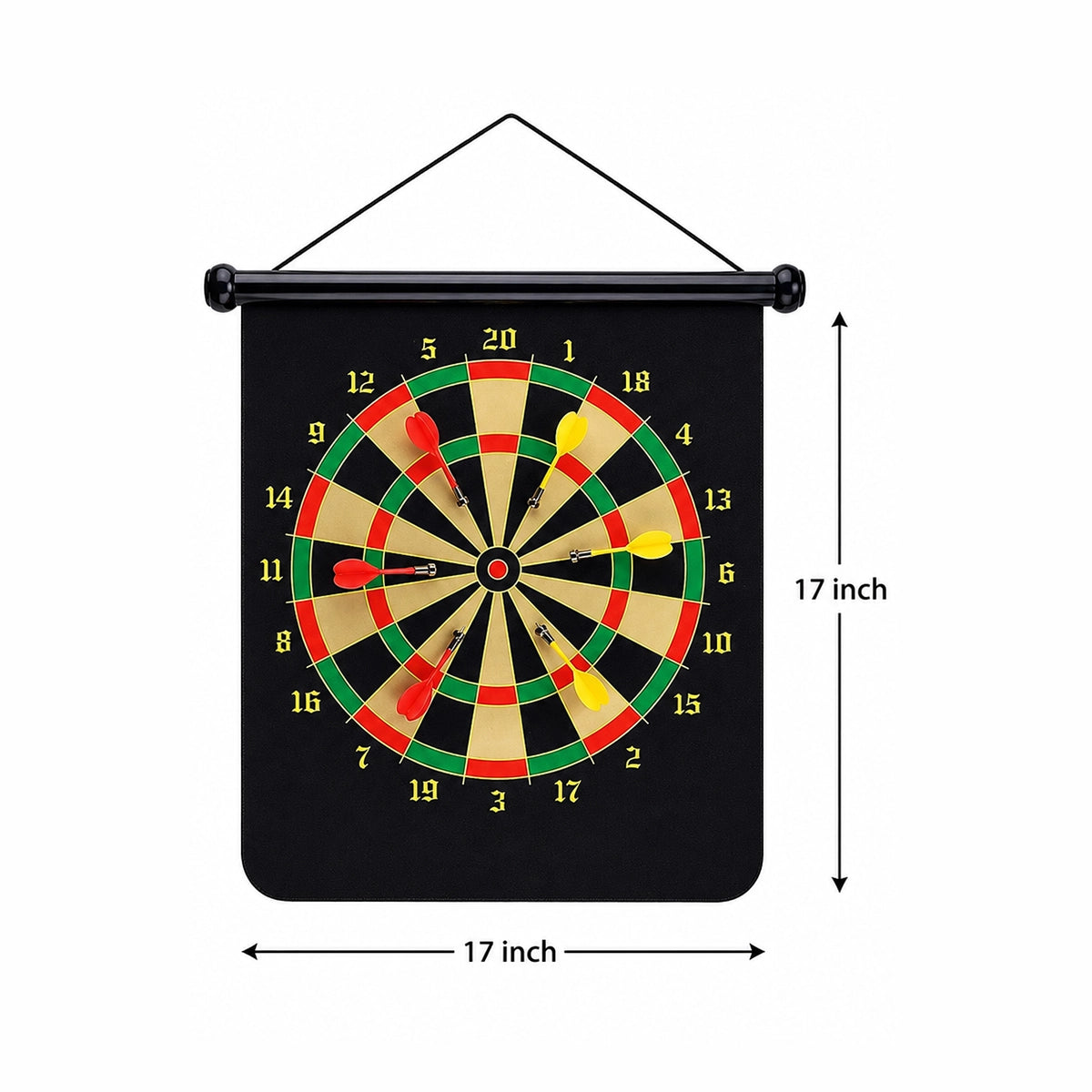 Magnetic Dart Board 17"