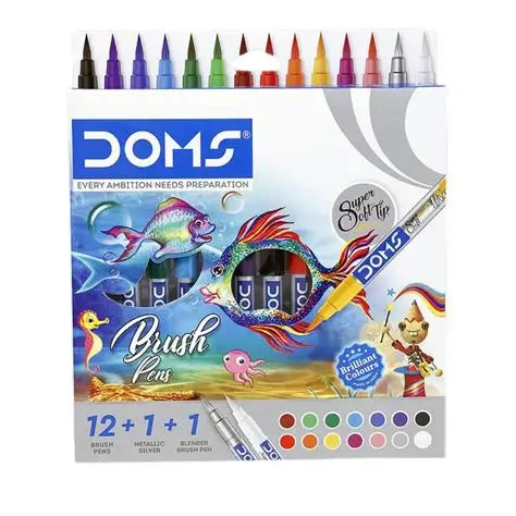 Doms Brush Pens 14pcs-8137
