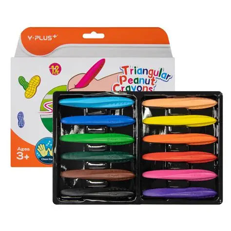 Triangular Peanut Crayons 12Pcs CR220200