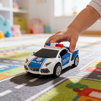 Police Stunt Door Open Police Car