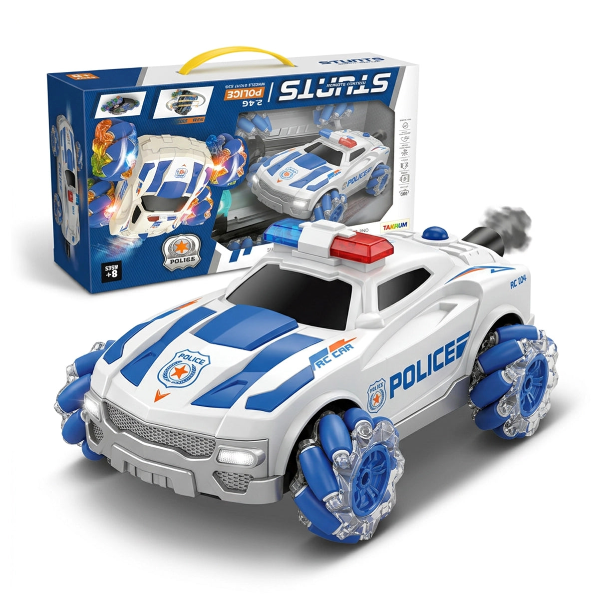 Police Wheels Stunt Car Small