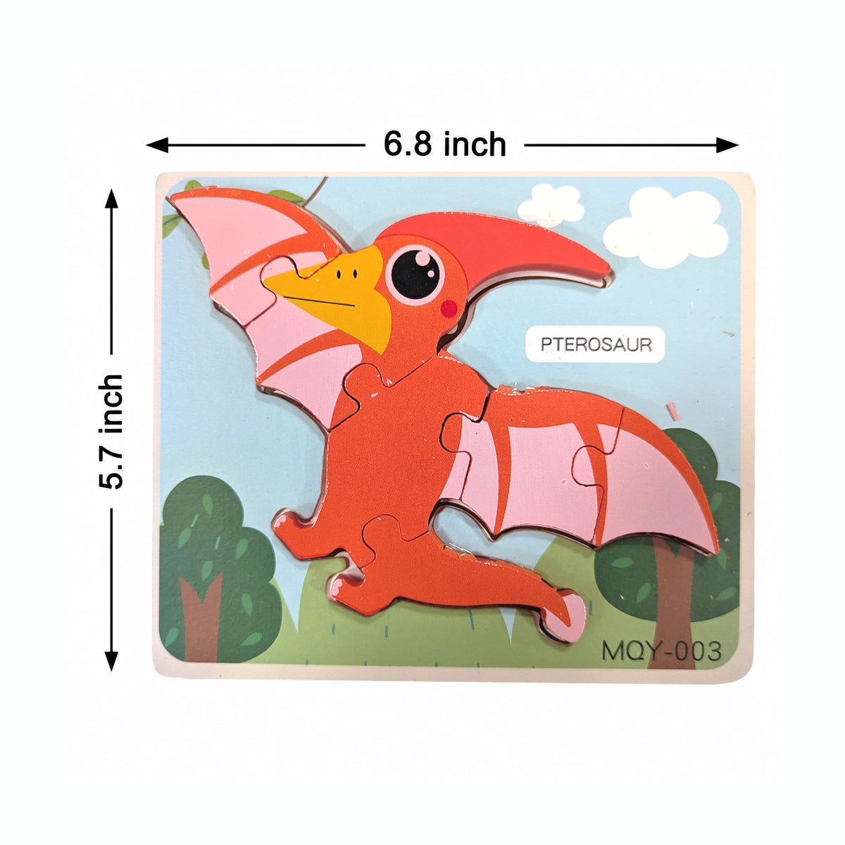 Wood Dinosaur Puzzle