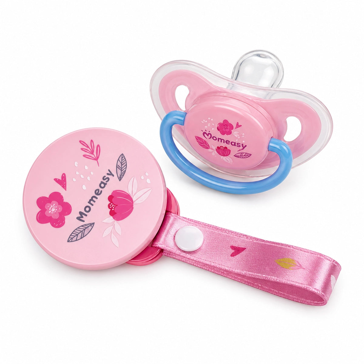 Silicone Pacifier with Clip