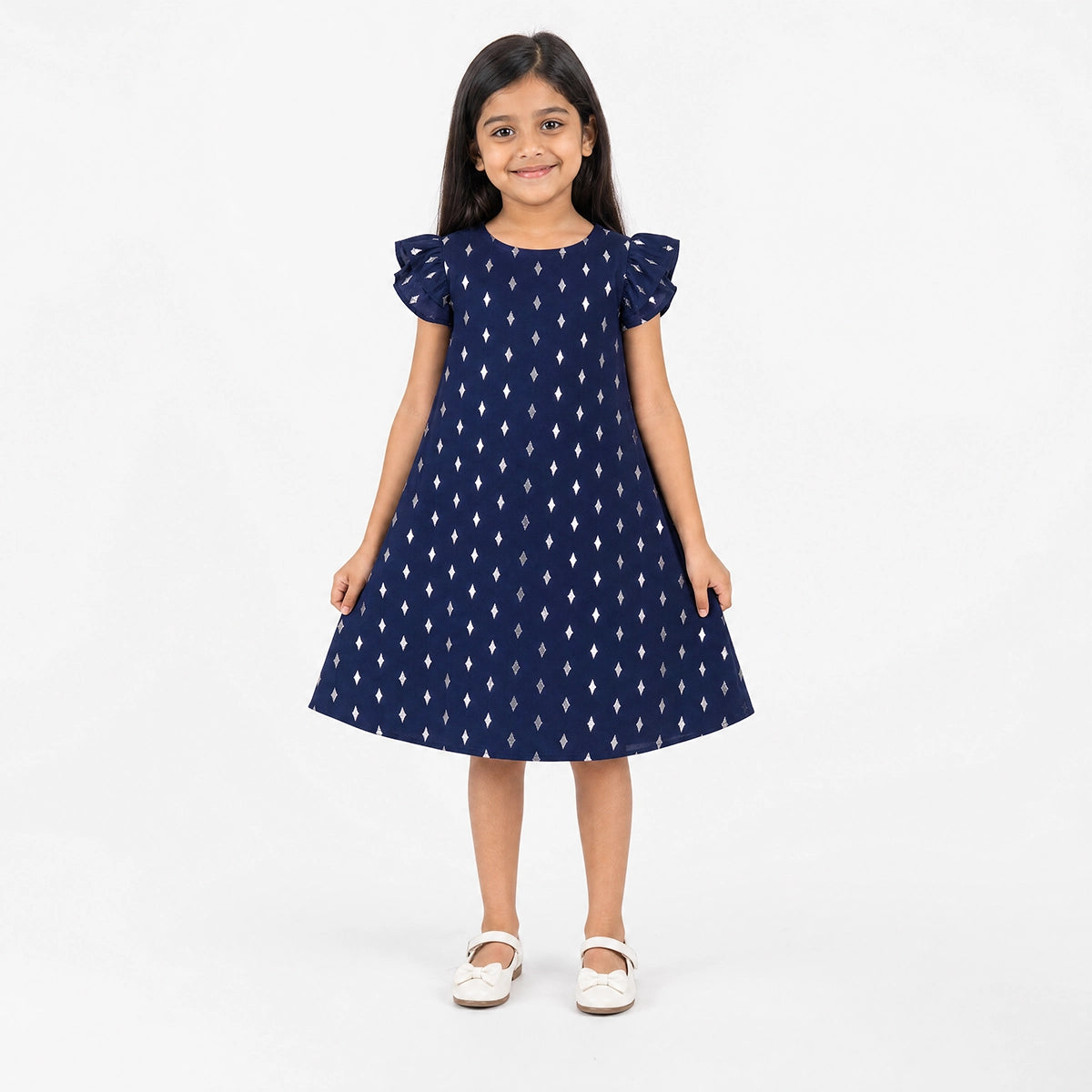 Stretch Fabrics Dress-(Frock)