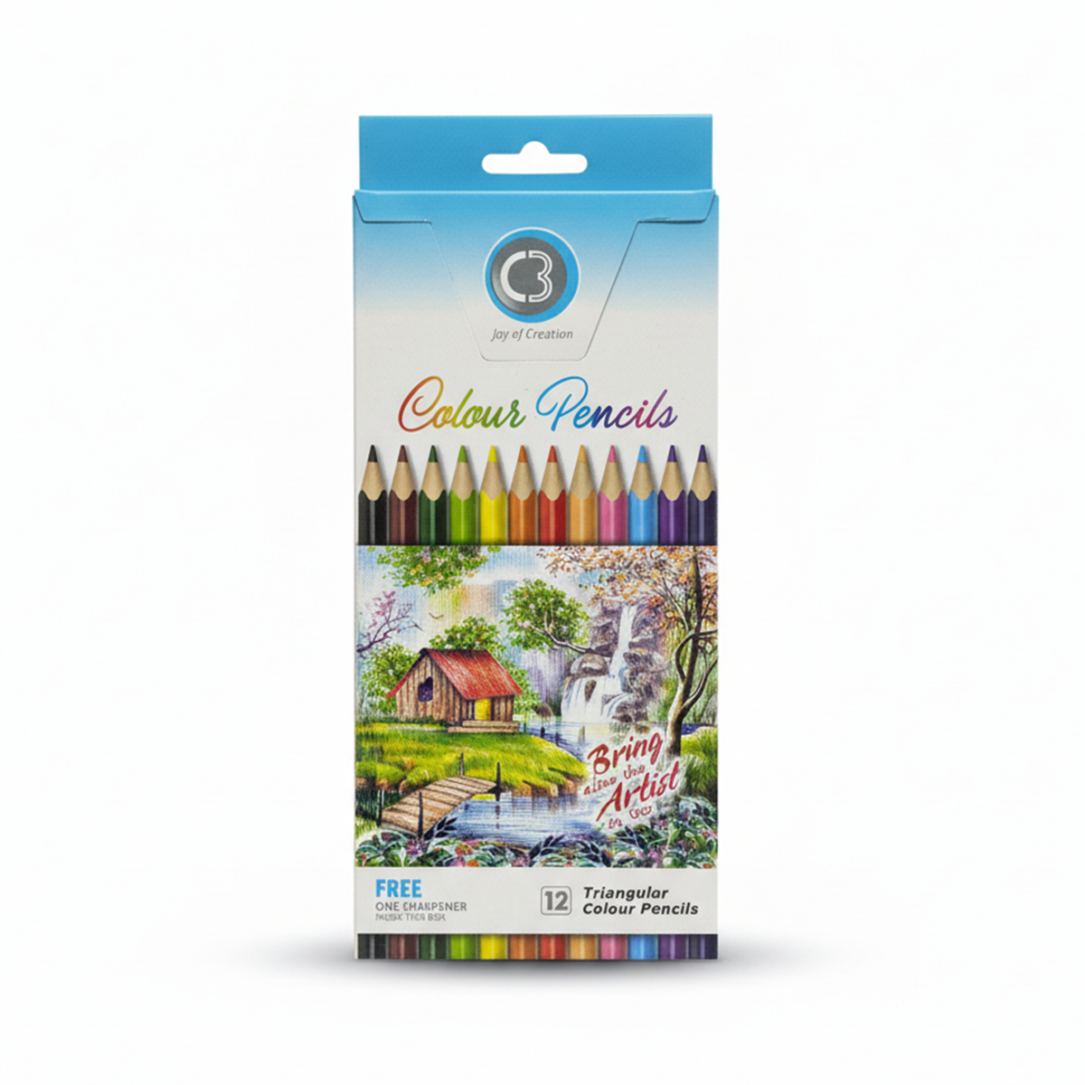 Triangular Color Pencils-8097