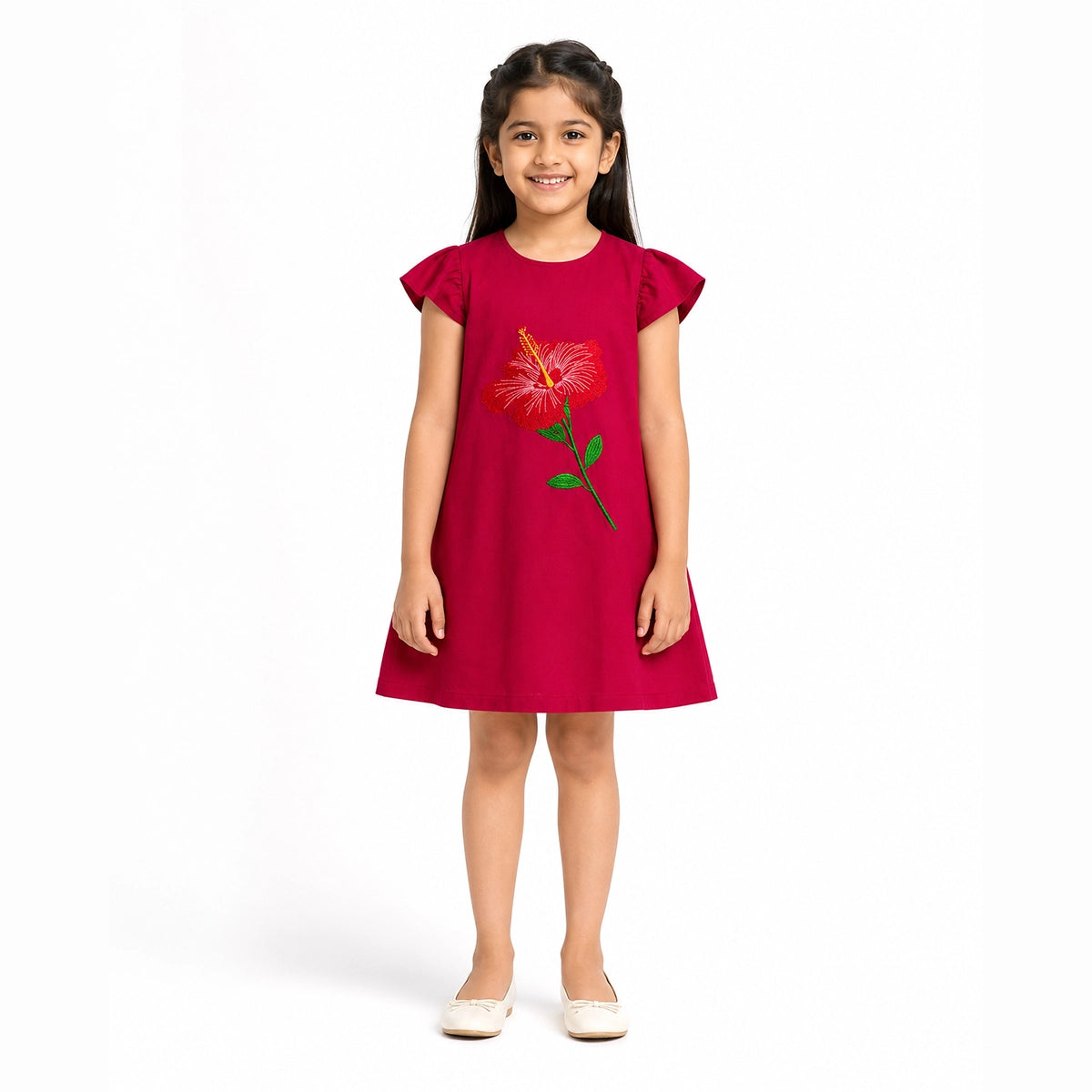 Tulip Sleeve Dress
