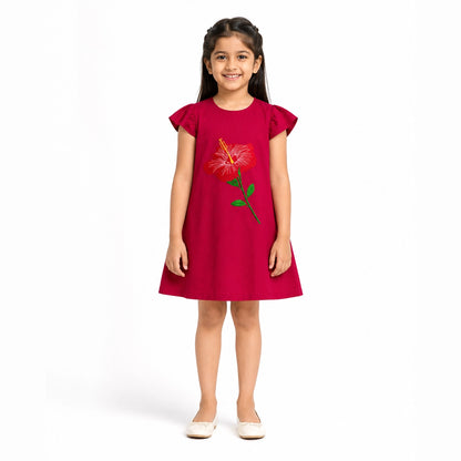 Tulip Sleeve Dress
