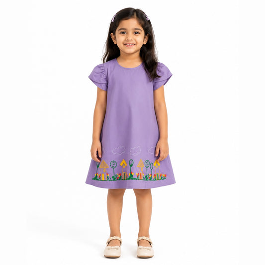 Tulip Sleeve Dress