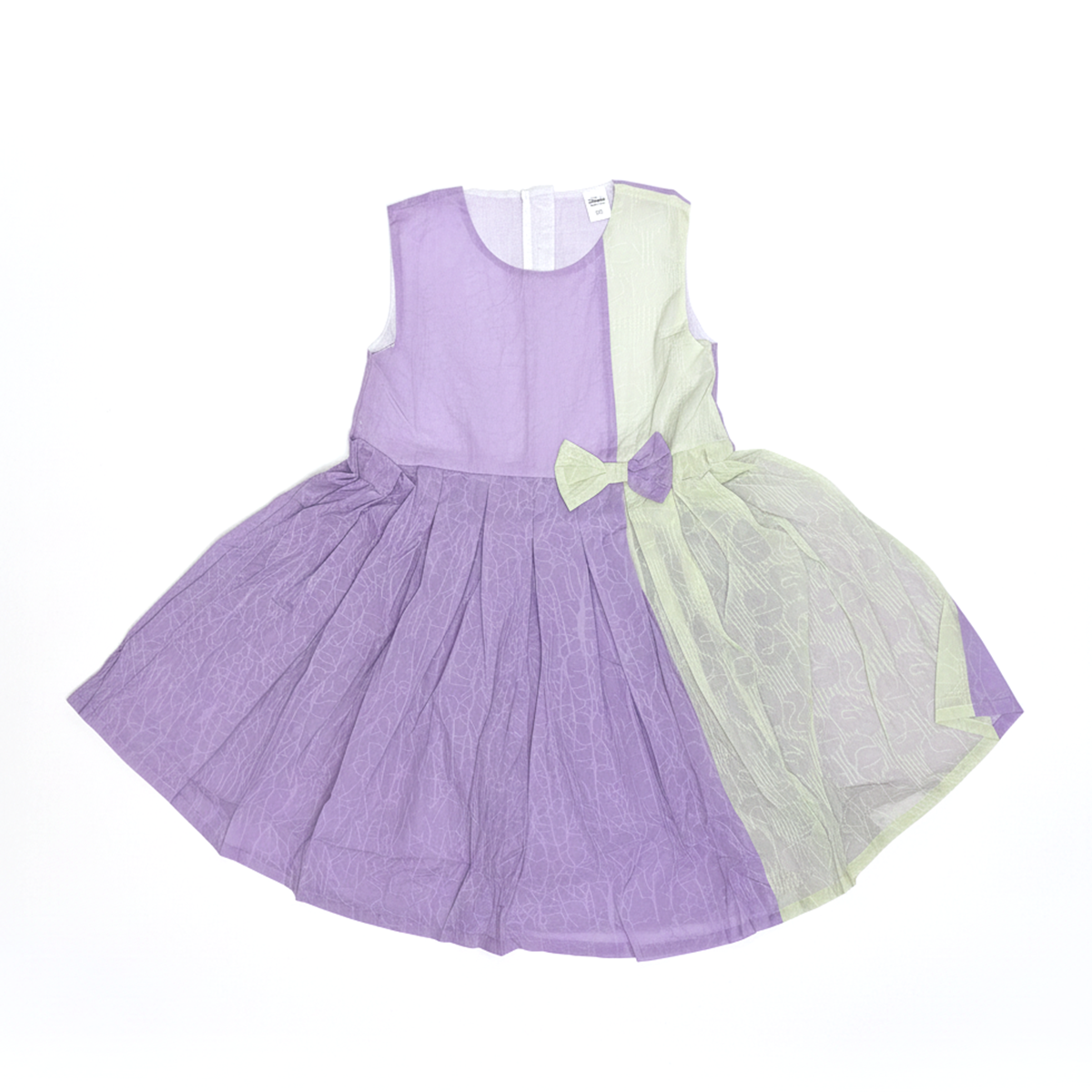 Vertical Contrast Dress