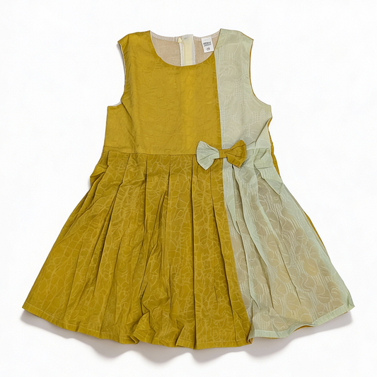 Vertical Contrast Dress