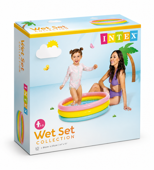 Inflatable swimming pool (34" * 10")