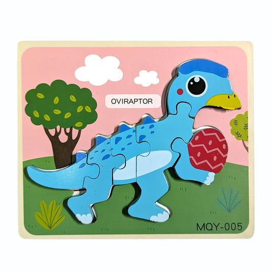 Wood Dinosaur Puzzle