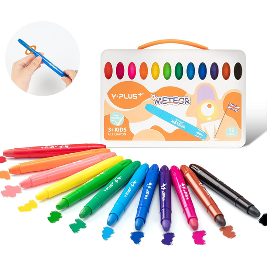 Meteor Gel Crayon 12Pcs
