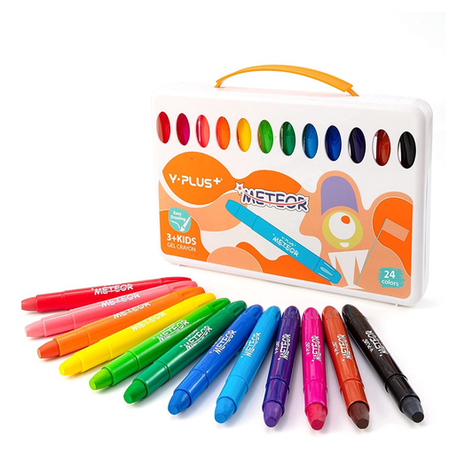 Meteor Gel Crayon 24Pcs